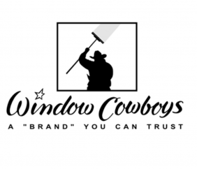 Logo of window cowboy insuring that this is a window cleaning brand you can trust