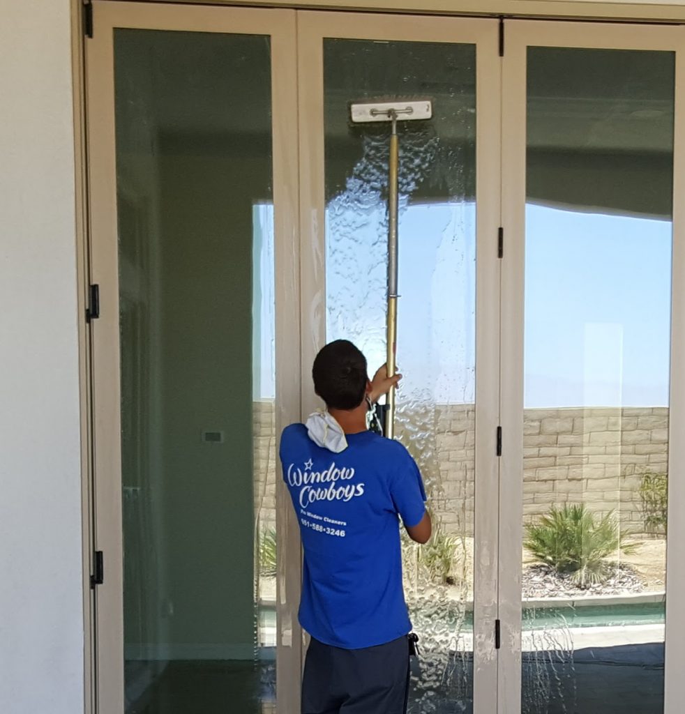 Residential window cleaning services