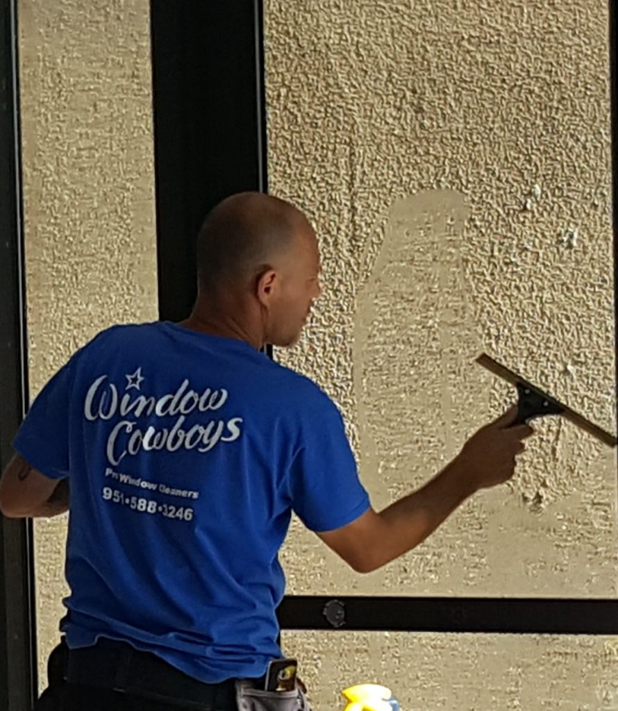 Residential window cleaning services