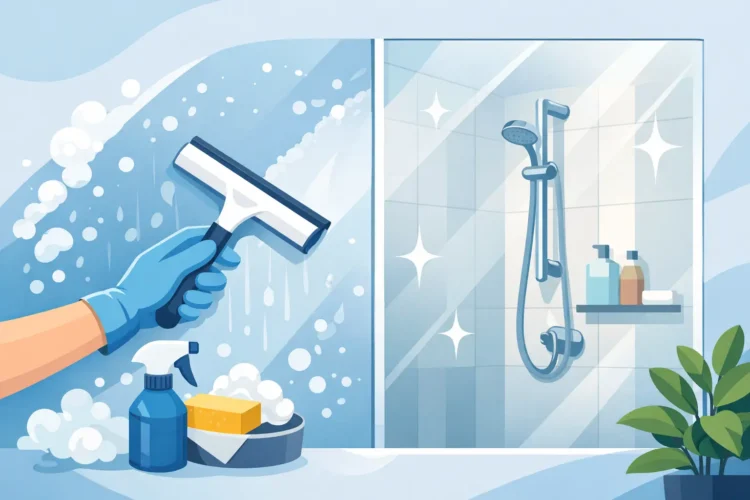 How to Clean Shower Glass Without Streaks