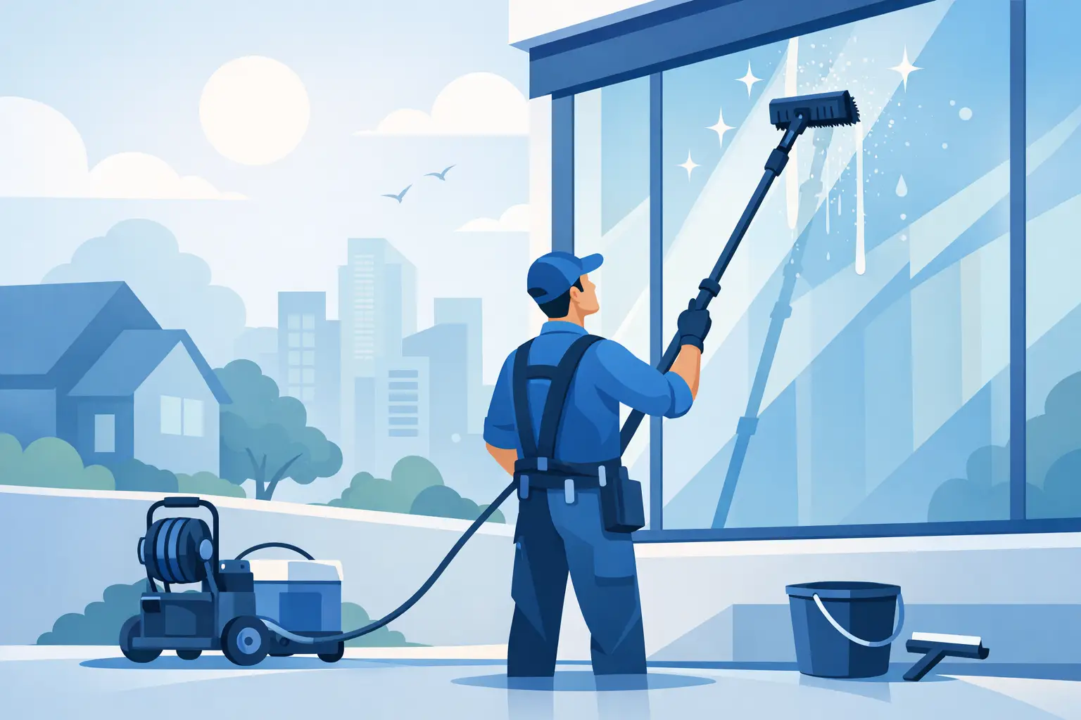 Safe Ladder Free Window Cleaning That Works