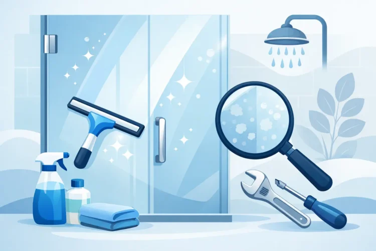 Shower Door Maintenance Guide for Clear Glass