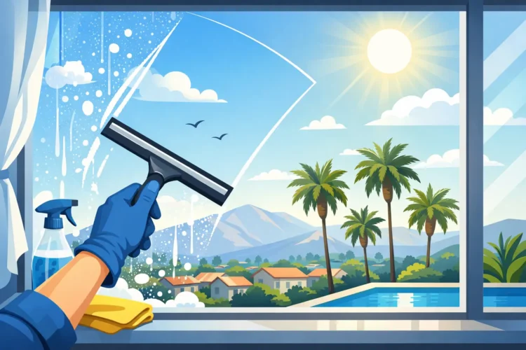 Best Time to Clean Windows in SoCal