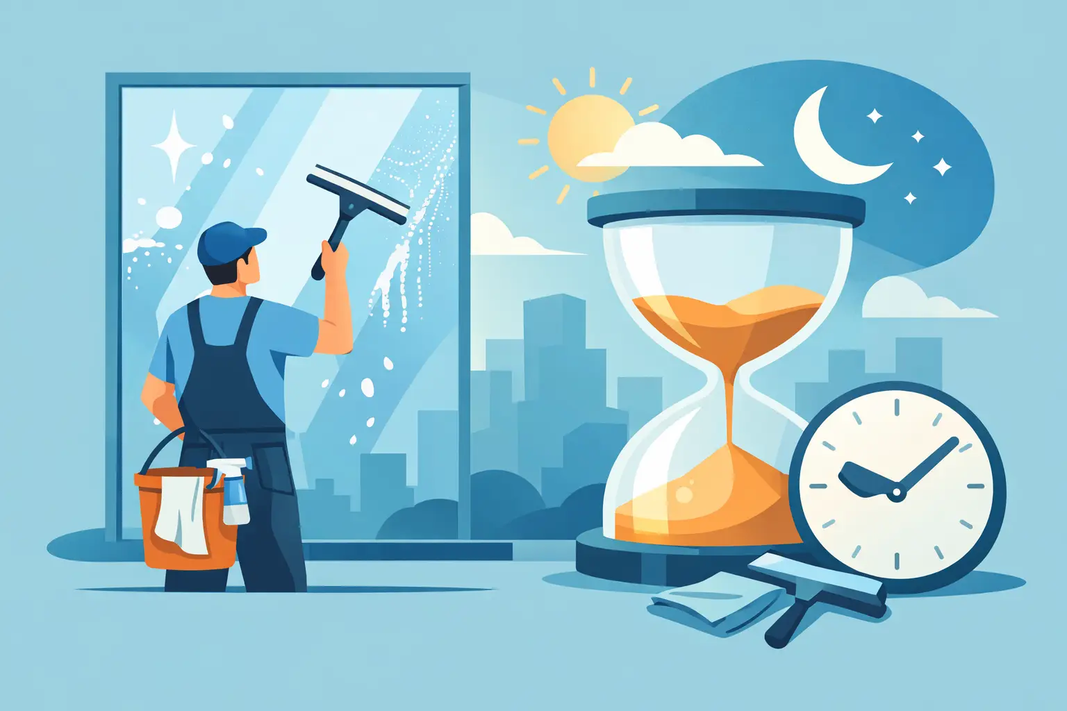 How Long Does Window Cleaning Take?