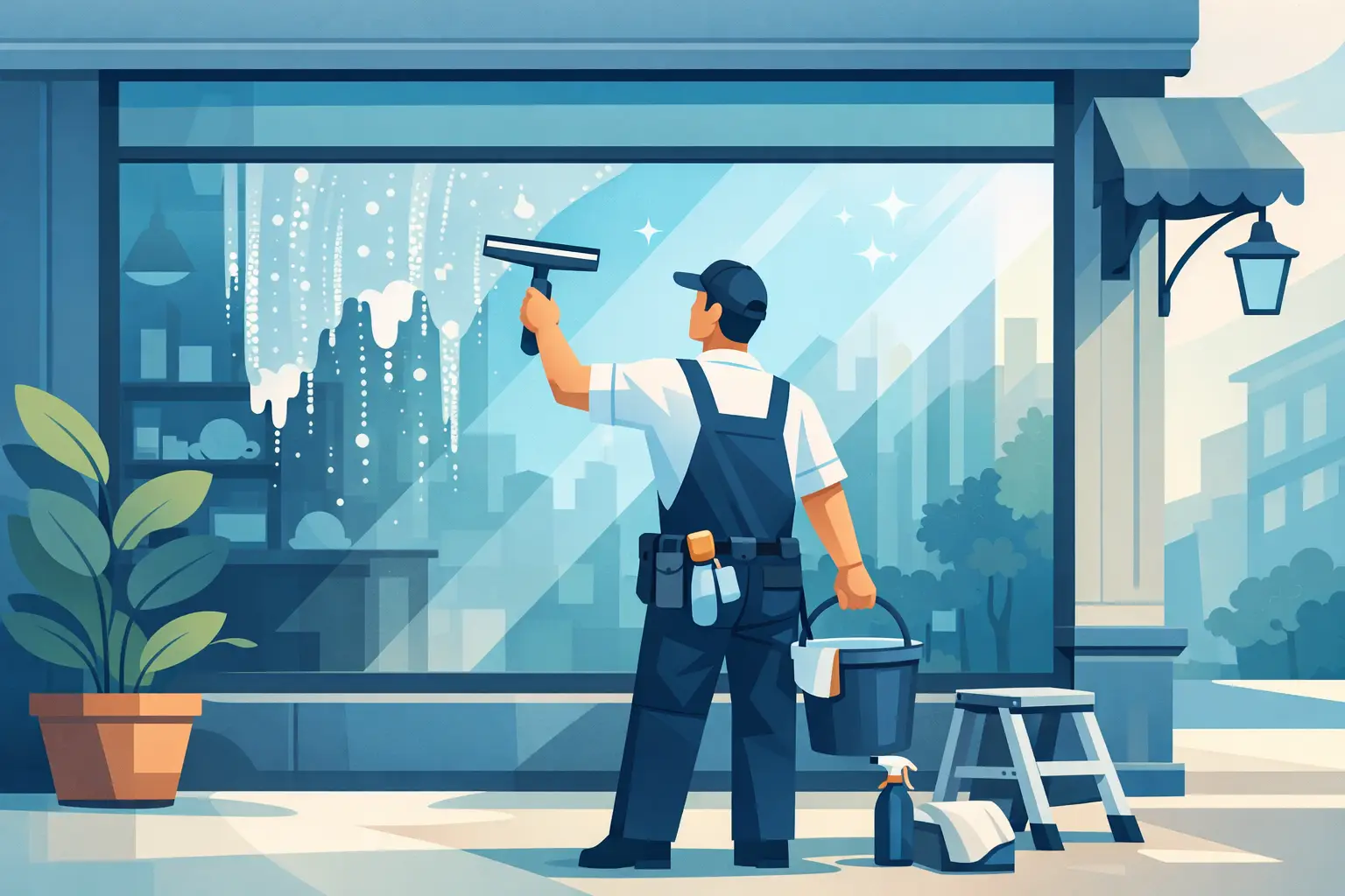 How to Clean Storefront Windows Right