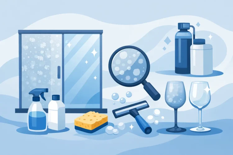 Best Solutions for Hard Water Glass Stains