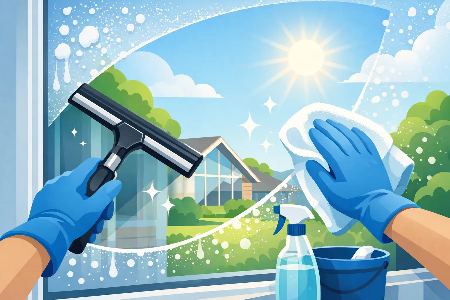 Best Way to Clean Windows Outside for a Clear Shine