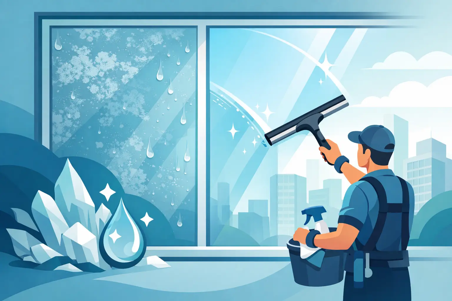 Can Window Cleaning Remove Mineral Deposits?