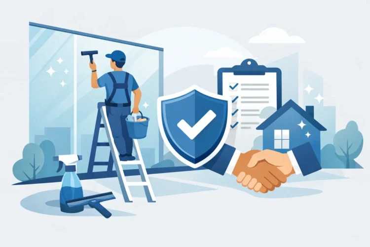 What a Window Cleaning Service Guarantee Covers