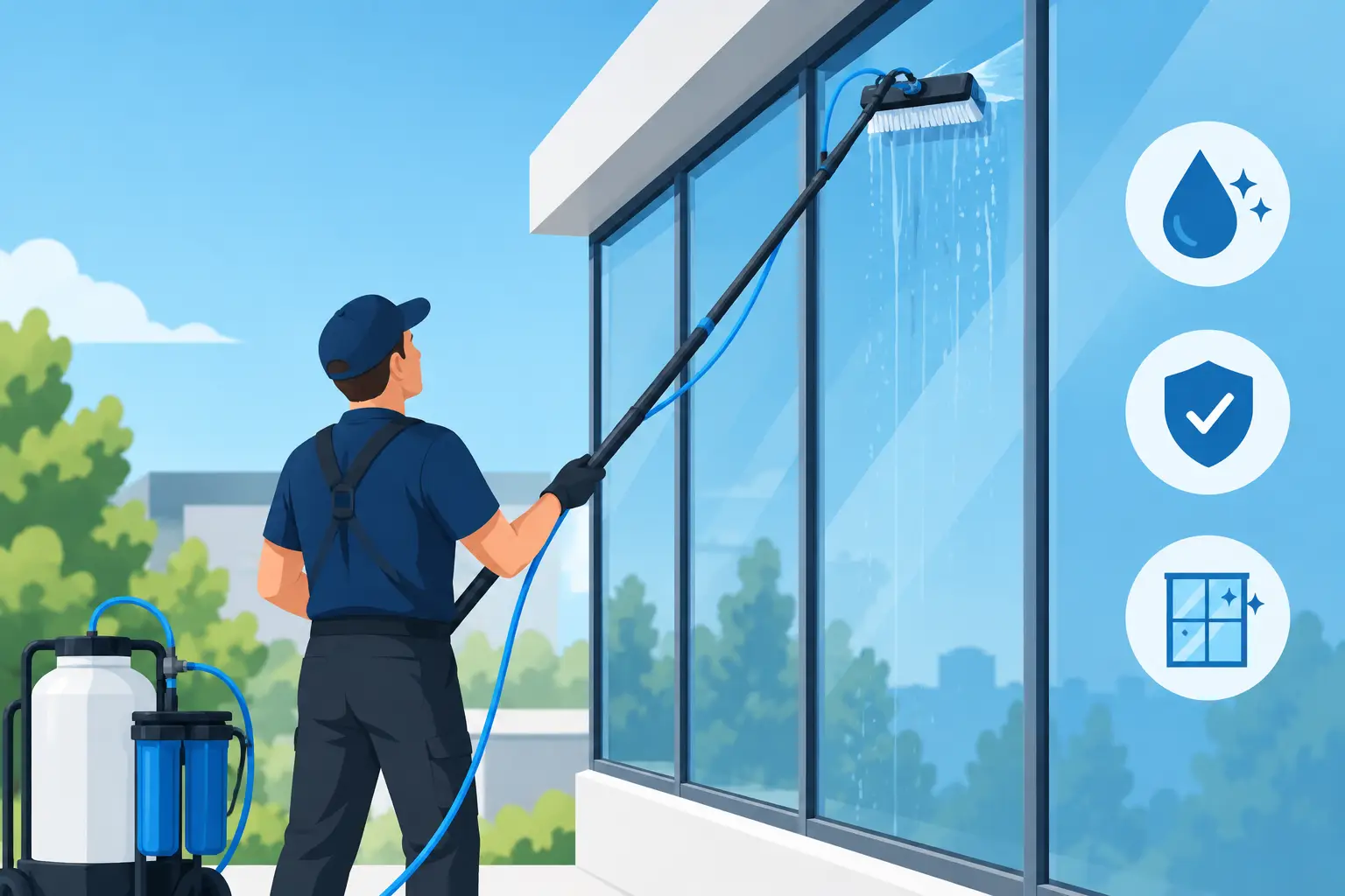 Are Water Fed Poles Safe for Window Cleaning?