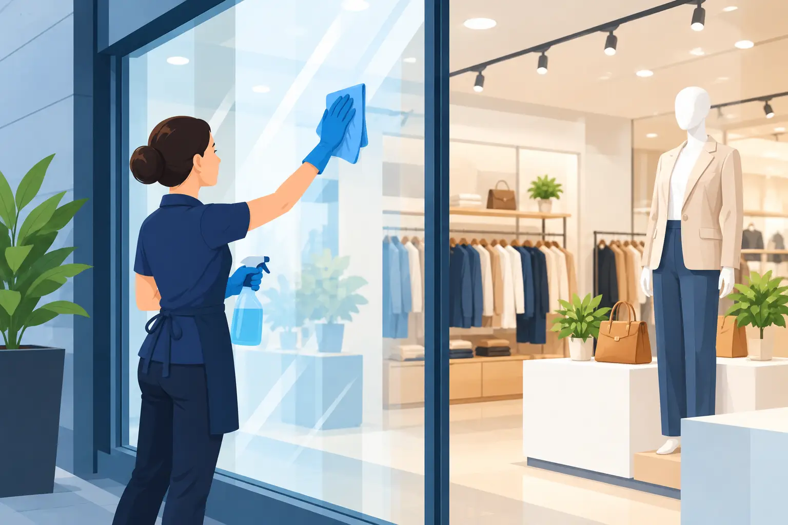 Glass Cleaning for Retail Stores That Drives Sales