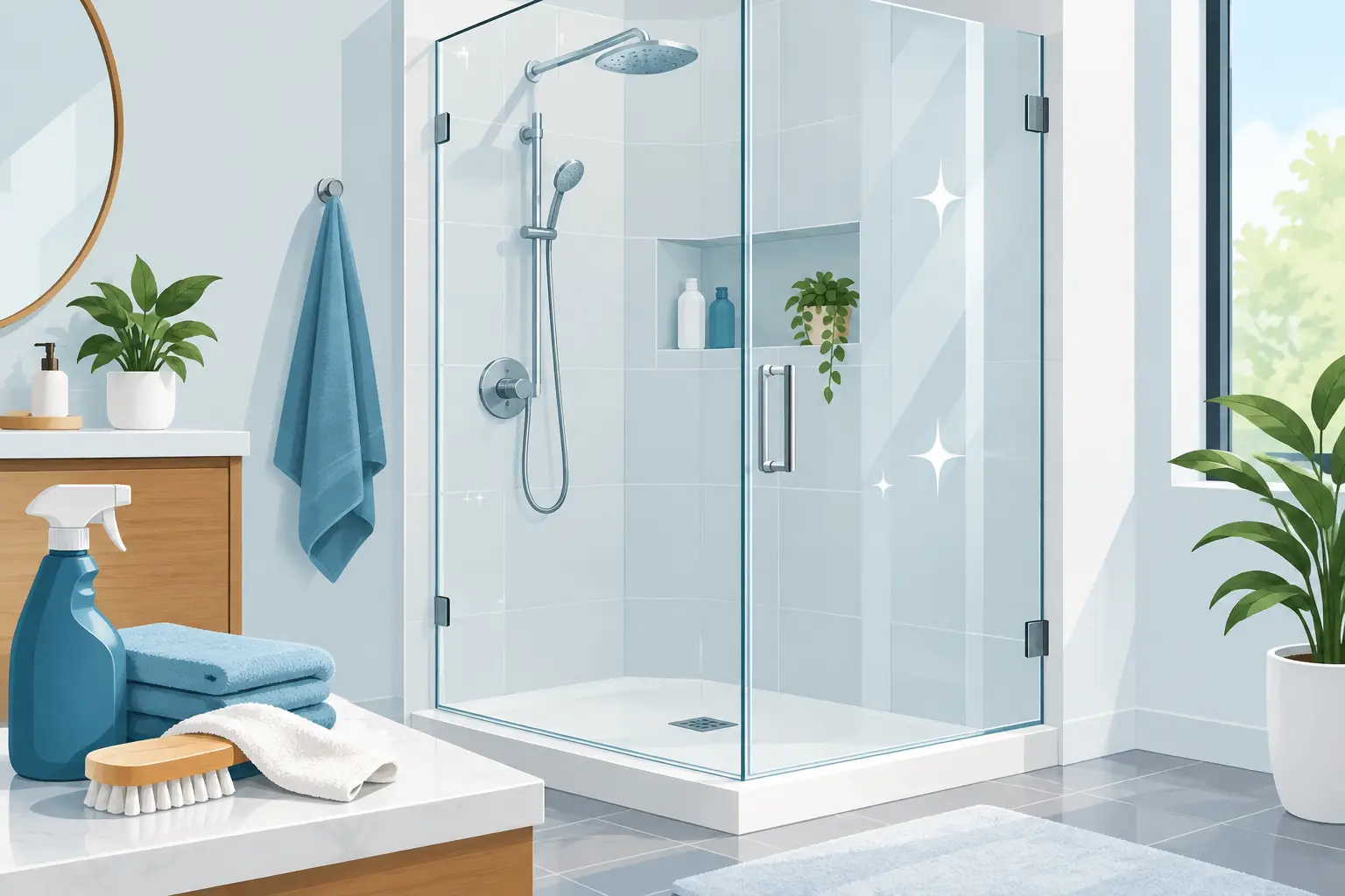 A Shower Enclosure Care Guide for Lasting Shine