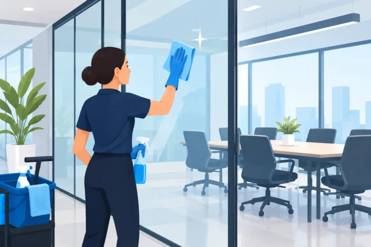 How to Clean Office Glass Partitions Without Streaks