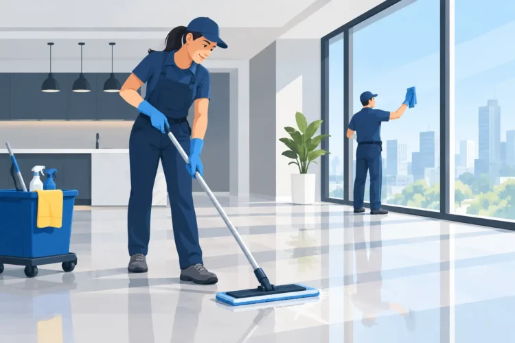 Post Construction Cleaning That Shows the Finish